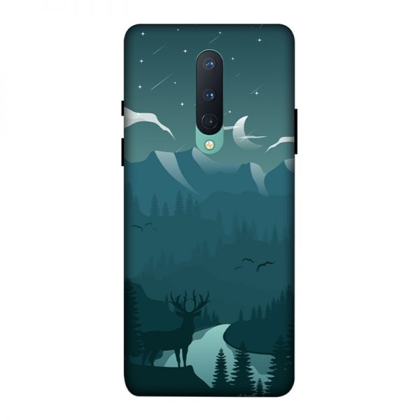 Night Landscape OnePlus 8 Mobile Cover