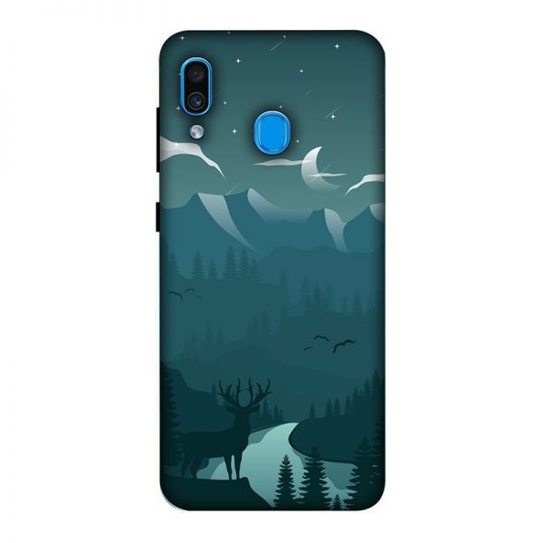 Night Landscape Samsung A30 Mobile Cover