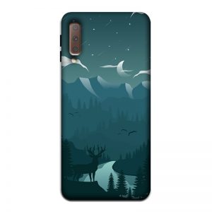 Night Landscape Samsung A7 2018 Mobile Cover