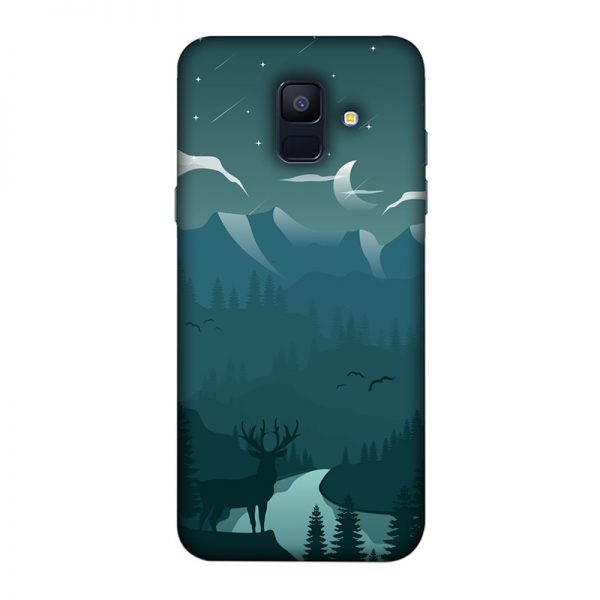 Night Landscape Samsung Galaxy A6 Mobile Cover