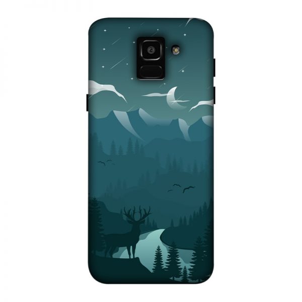 Night Landscape Samsung J6 Mobile Cover