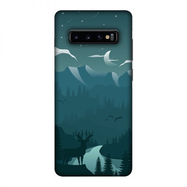 Night Landscape Samsung Galaxy S10 Plus Mobile Cover