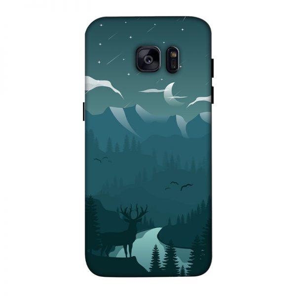 Night Landscape Samsung Galaxy S7 Edge Mobile Cover