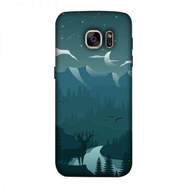 Night Landscape Samsung Galaxy S7 Mobile Cover