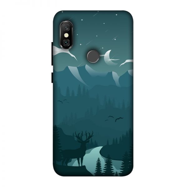 Night Landscape Redmi Note 6 Pro mobile Cover