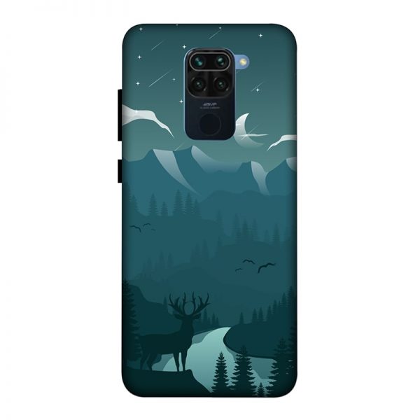 Night Landscape Redmi Note 9 Mobile Cover