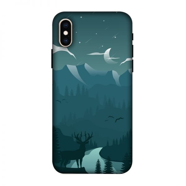 Night Landscape iPhone XS Mobile Cover