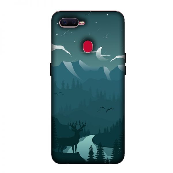Night Landscape Oppo F9 Mobile Cover