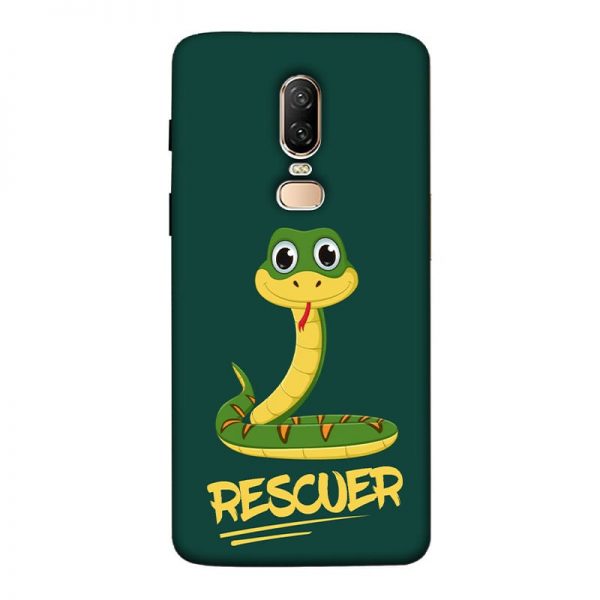 Snake Rescuer OnePlus 6 Mobile Cover