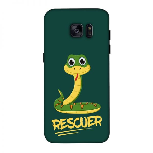 Snake Rescuer Samsung Galaxy S7 Edge Mobile Cover