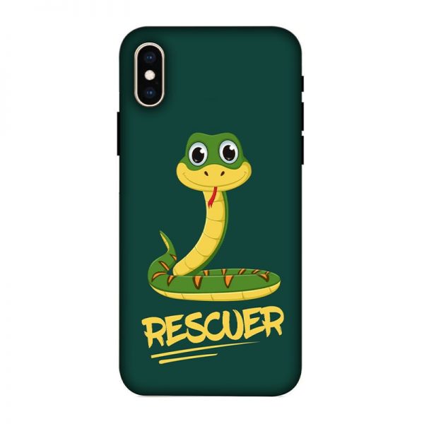 Snake Rescuer iPhone XS Mobile Cover